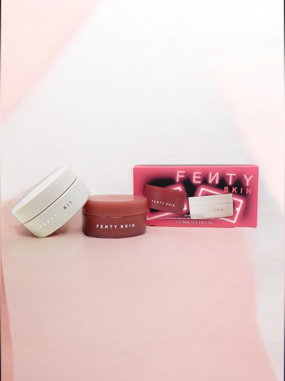 Fenty Skin Lil' Butta Drop Set - Pink & Cream